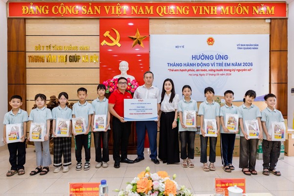 Triệu yêu thương lan tỏa từ tháng hành động vì trẻ em 2026