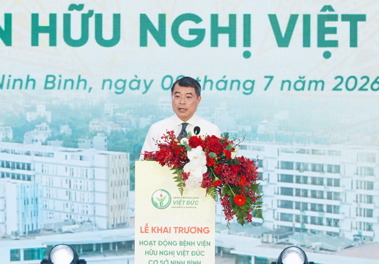 Bệnh viện Hữu nghị Việt Đức cơ sở Ninh Bình chính thức hoạt động Chiều 9/7, Bệnh viện Hữu nghị Việt Đức cơ sở Ninh Bình chính thức hoạt động - Ảnh 1.