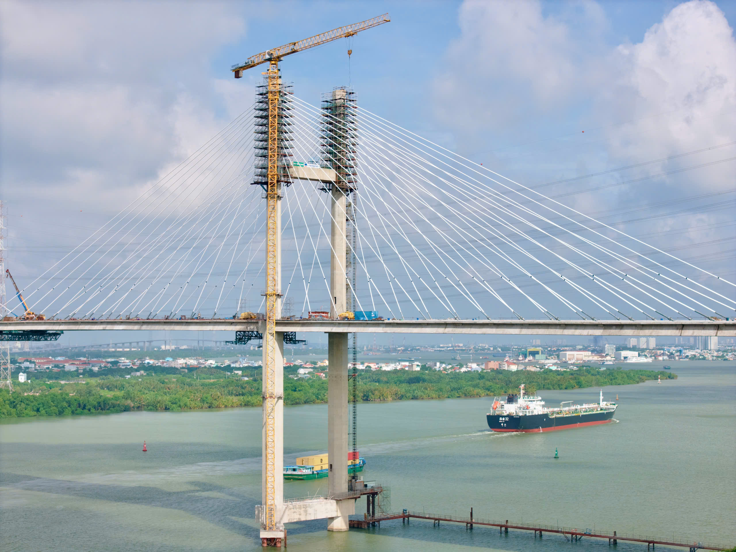 Cầu Phước Kh&aacute;nh hợp long, tiến gần ng&agrave;y th&ocirc;ng xe kết nối miền T&acirc;y với s&acirc;n bay Long Th&agrave;nh - Ảnh 11.