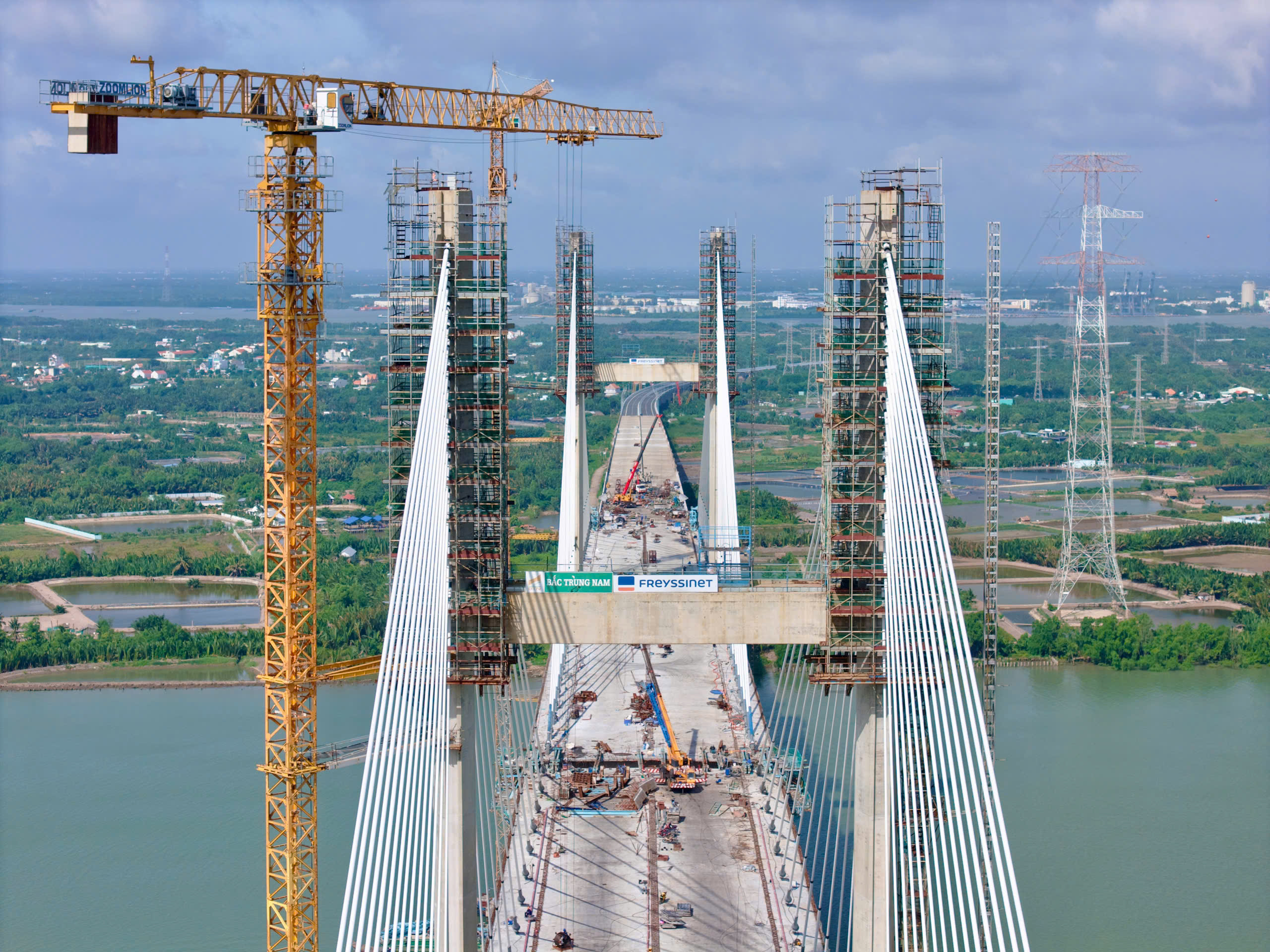 Cầu Phước Kh&aacute;nh hợp long, tiến gần ng&agrave;y th&ocirc;ng xe kết nối miền T&acirc;y với s&acirc;n bay Long Th&agrave;nh - Ảnh 12.