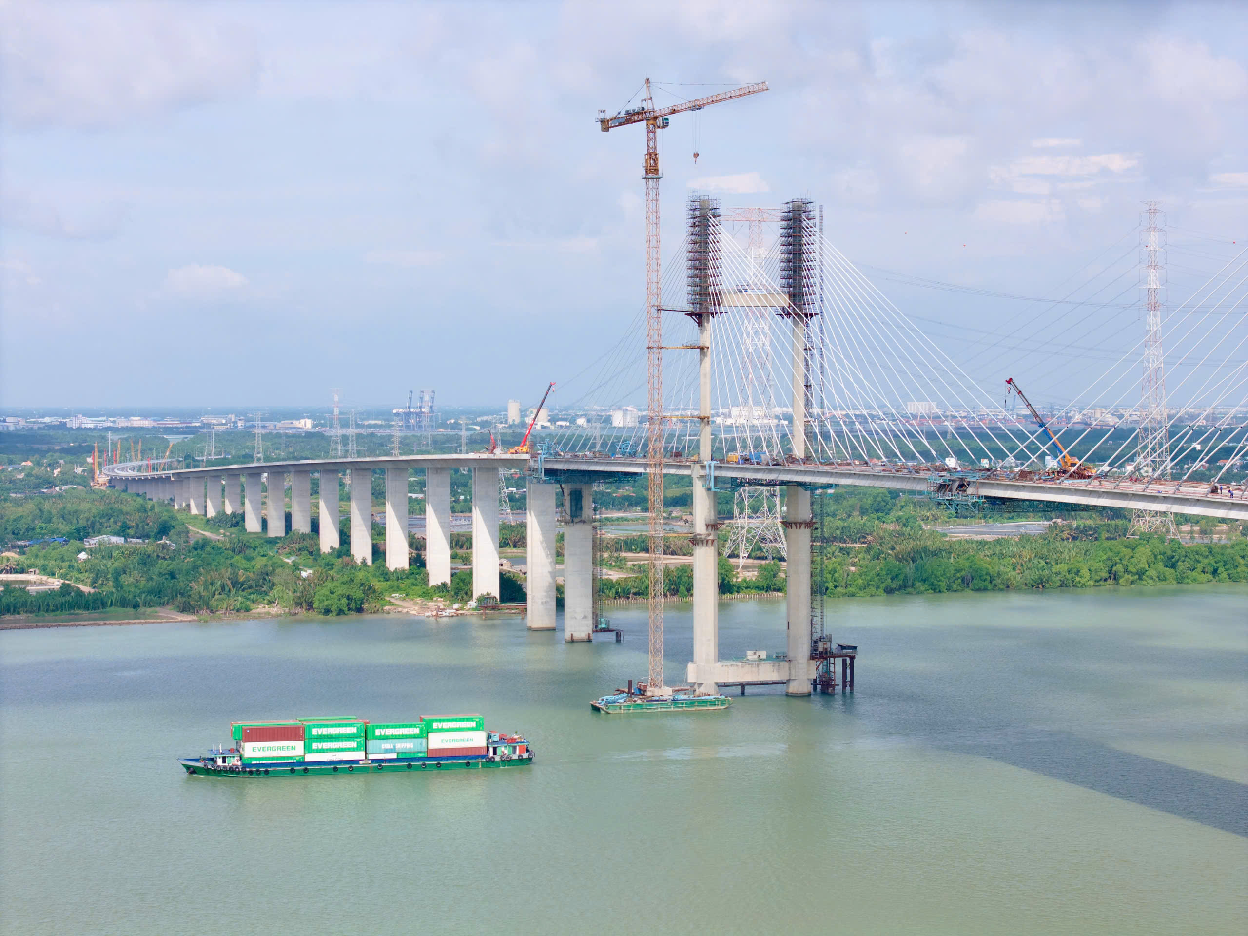 Cầu Phước Kh&aacute;nh hợp long, tiến gần ng&agrave;y th&ocirc;ng xe kết nối miền T&acirc;y với s&acirc;n bay Long Th&agrave;nh - Ảnh 17.