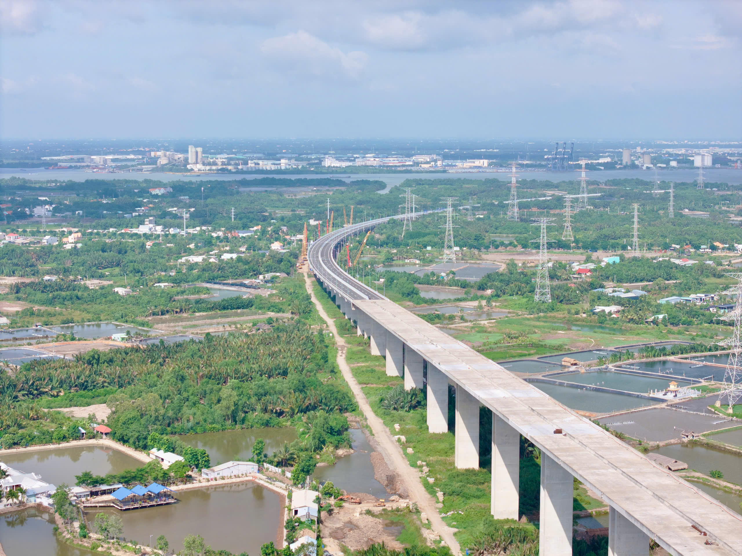 Cầu Phước Kh&aacute;nh hợp long, tiến gần ng&agrave;y th&ocirc;ng xe kết nối miền T&acirc;y với s&acirc;n bay Long Th&agrave;nh - Ảnh 19.
