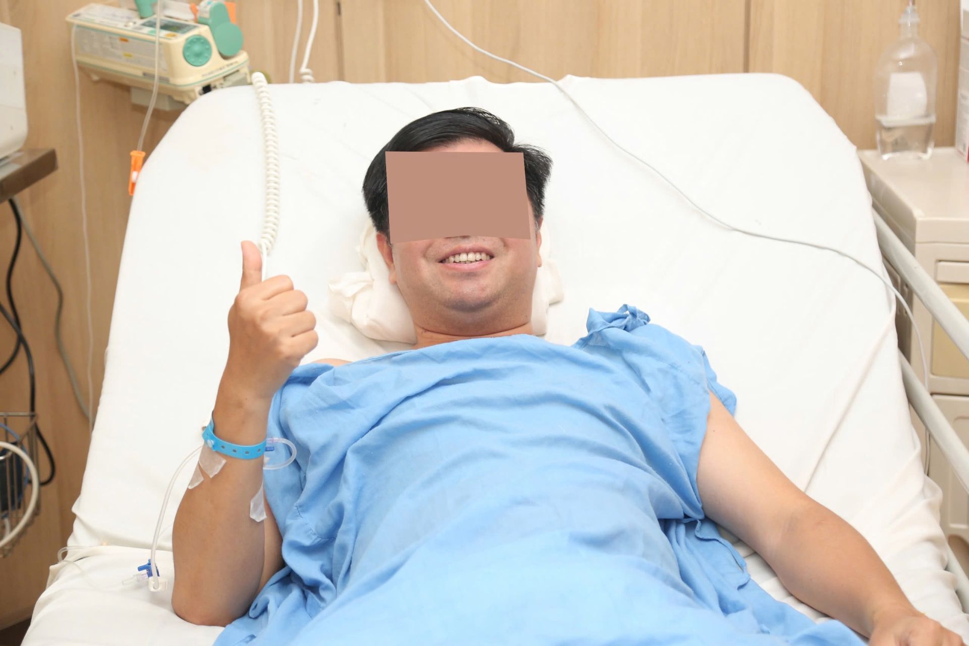 Người bệnh hồi phục, tươi cười sau sự thành công của ca ghép Người bệnh hồi phục, tươi cười sau sự thành công của ca ghép