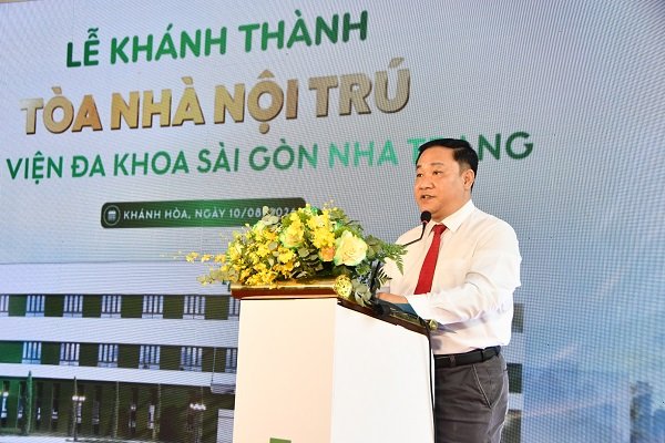 &Ocirc;ng Trịnh Ngọc Hiệp- Ph&oacute; Gi&aacute;m đốc sở Y Tế Kh&aacute;nh H&ograve;a ph&aacute;t biểu