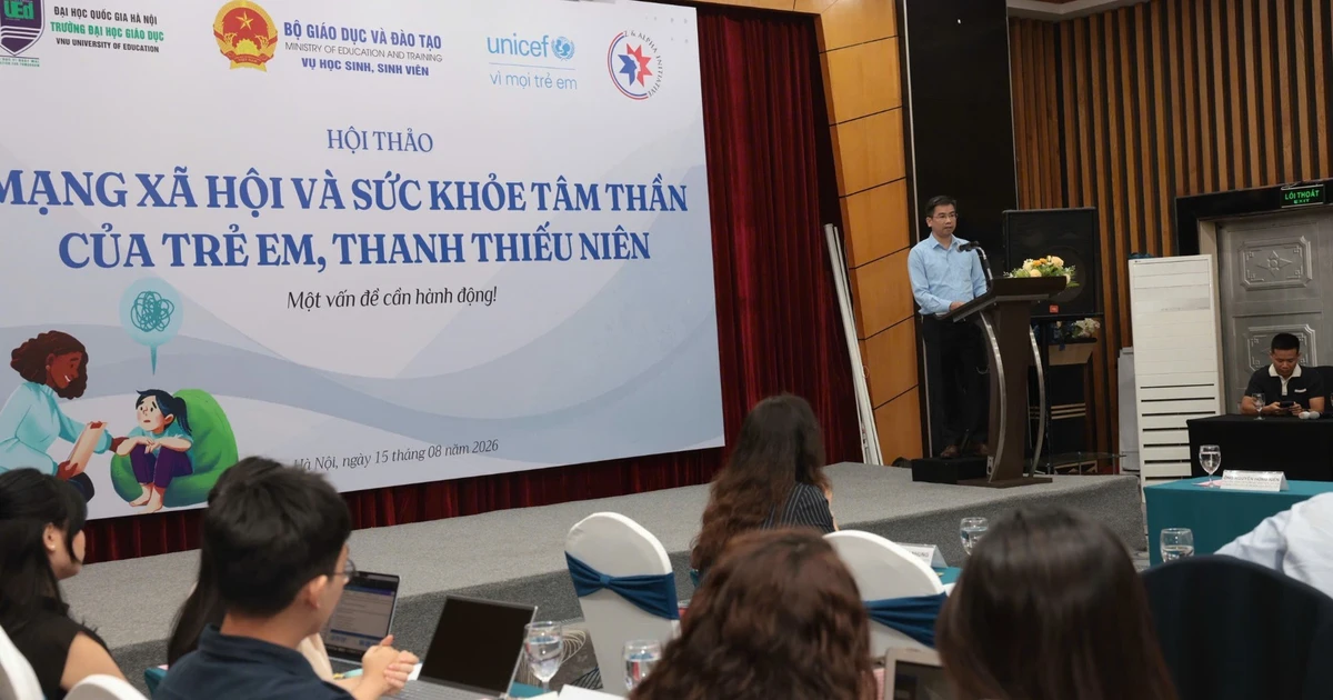 Cần quan tâm hơn đến sức khỏe tâm thần của trẻ em, thanh thiếu niên khi tham gia mạng xã hội