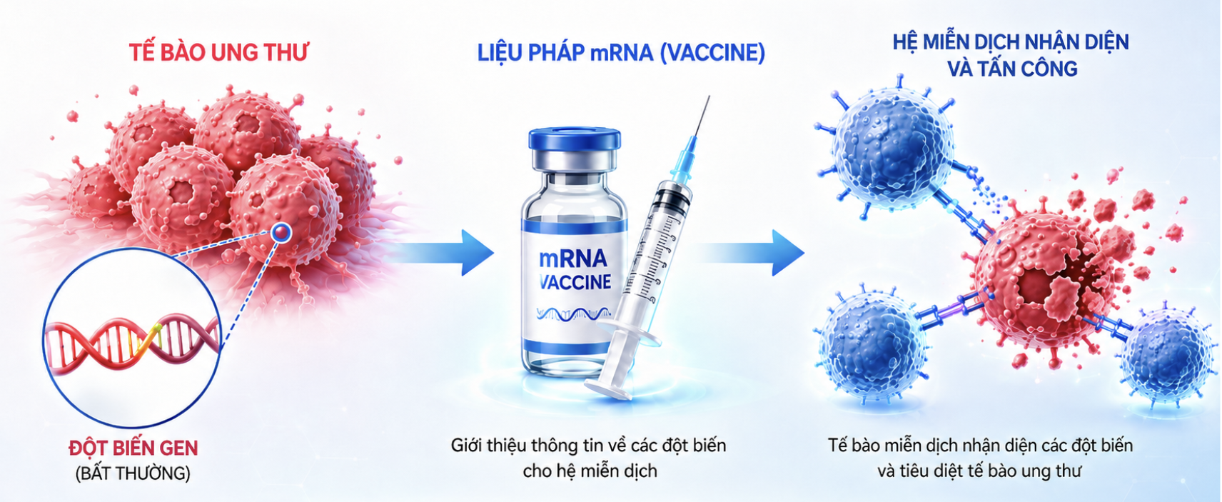 Vaccine mRNA cho kết quả tích cực ở ung thư hắc tố da Vaccine mRNA cho kết quả tích cực ở ung thư hắc tố da