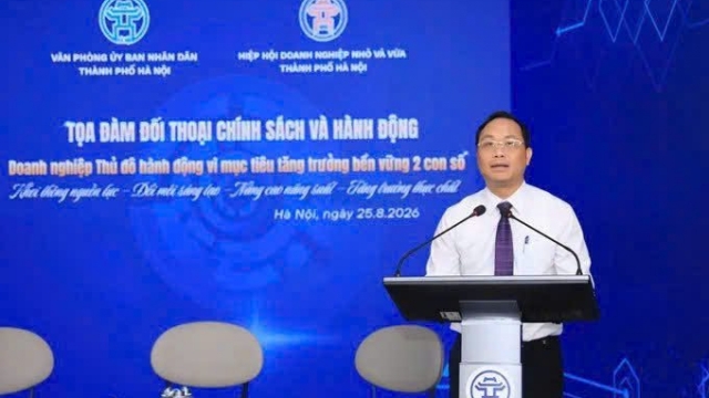 Hà Nội thúc đẩy doanh nghiệp hành động vì mục tiêu tăng trưởng bền vững 2 con số