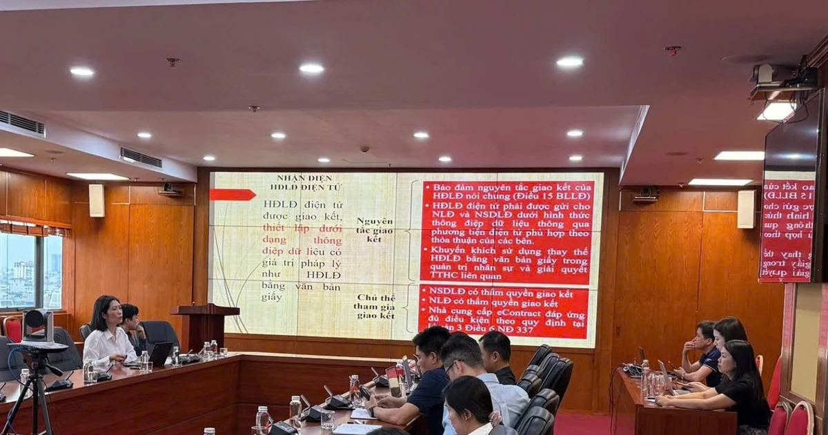Gỡ vướng hợp đồng lao động điện tử