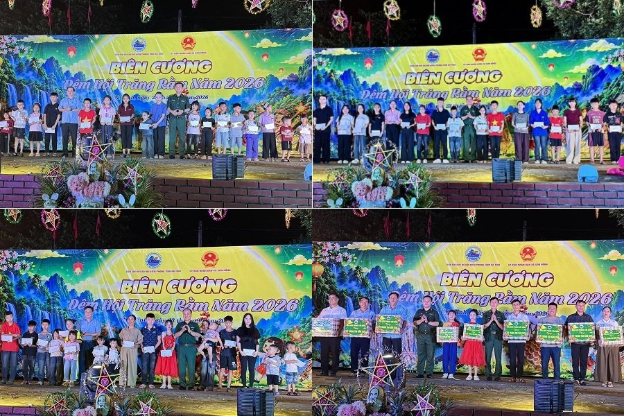 Trao qu&agrave; cho c&aacute;c em học sinh ngh&egrave;o vượt kh&oacute; v&agrave; c&aacute;c em c&oacute; ho&agrave;n cảnh kh&oacute; khăn