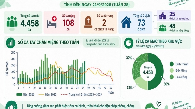 25 ổ dịch tay chân miệng trong trường học, Lâm Đồng siết phòng bệnh
