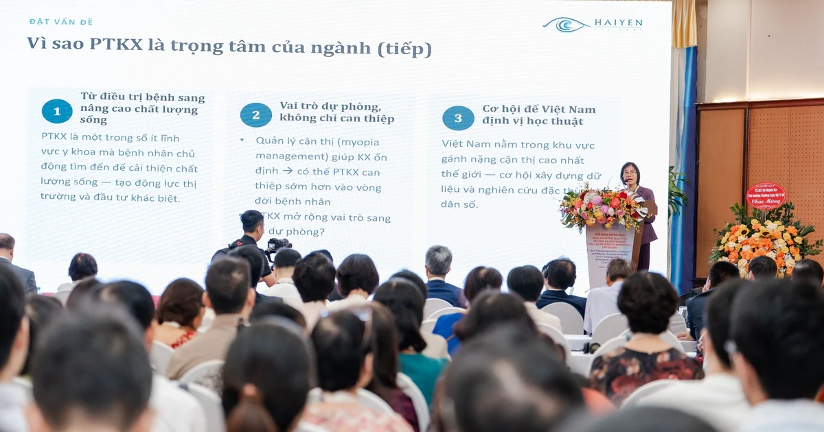 Đục thủy tinh thể là nguyên nhân khiến 74% số ca mù lòa ở nước ta