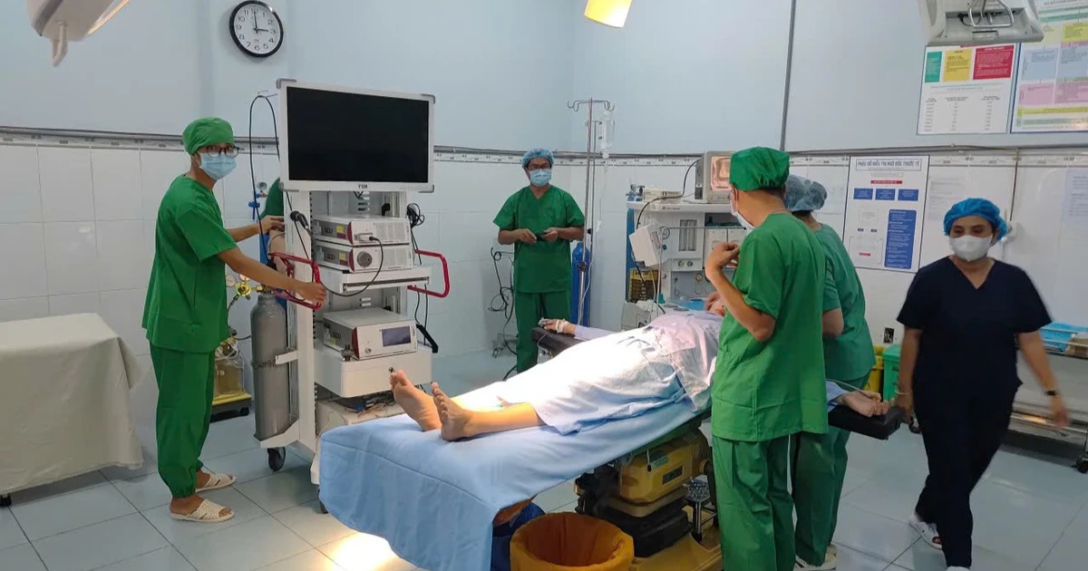 Ngành y tế đặc khu Phú Quý (tỉnh Lâm Đồng) làm chủ kỹ thuật phẫu thuật nội soi