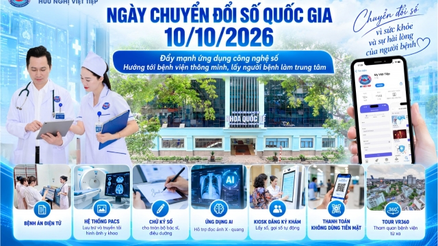 Bệnh viện hữu nghị Việt Tiệp: Đẩy mạnh ứng dụng công nghệ số, lấy người bệnh làm trung tâm