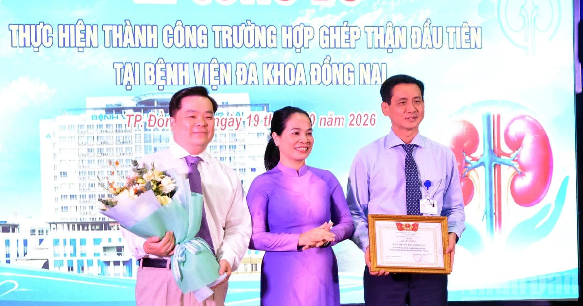 Ca ghép thận đầu tiên ở Đồng Nai