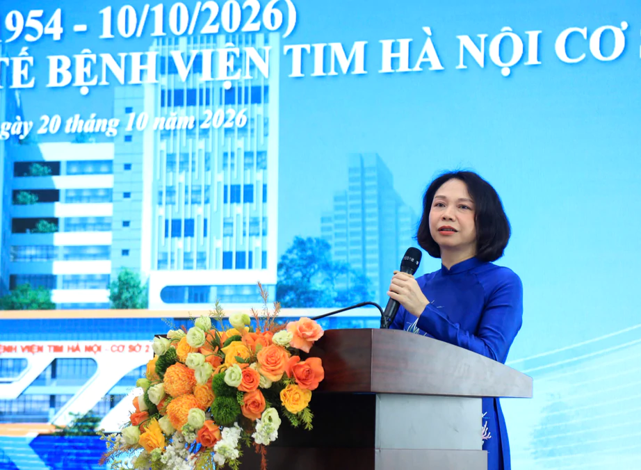 Hà Nội: Gắn biển công trình Bệnh viện Tim cơ sở 2, ra mắt Khoa Quốc tế Hà Nội: Gắn biển công trình Bệnh viện Tim cơ sở 2, ra mắt Khoa Quốc tế- Ảnh 1.
