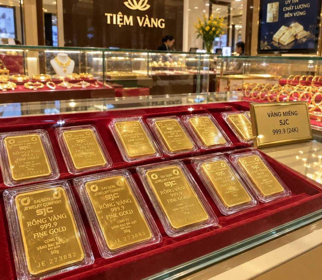 Giá vàng miếng SJC tăng 300.000 đồng/lượng Giá vàng miếng SJC tăng 300.000 đồng/lượng