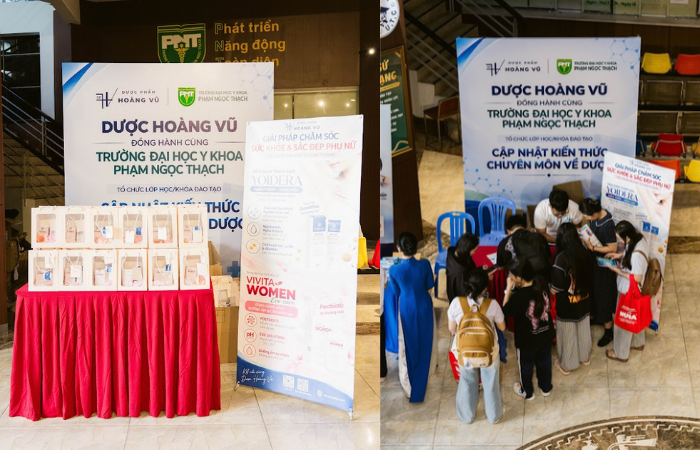 Dược Hoàng Vũ đồng hành cùng Trường Đại học Y khoa Phạm Ngọc Thạch trong lớp “Cập Nhật Kiến Thức Chuyên Môn Về Dược” tại TP.HCM